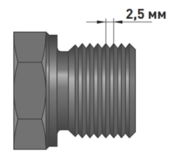 Метрическая резьба в фитингах РВД