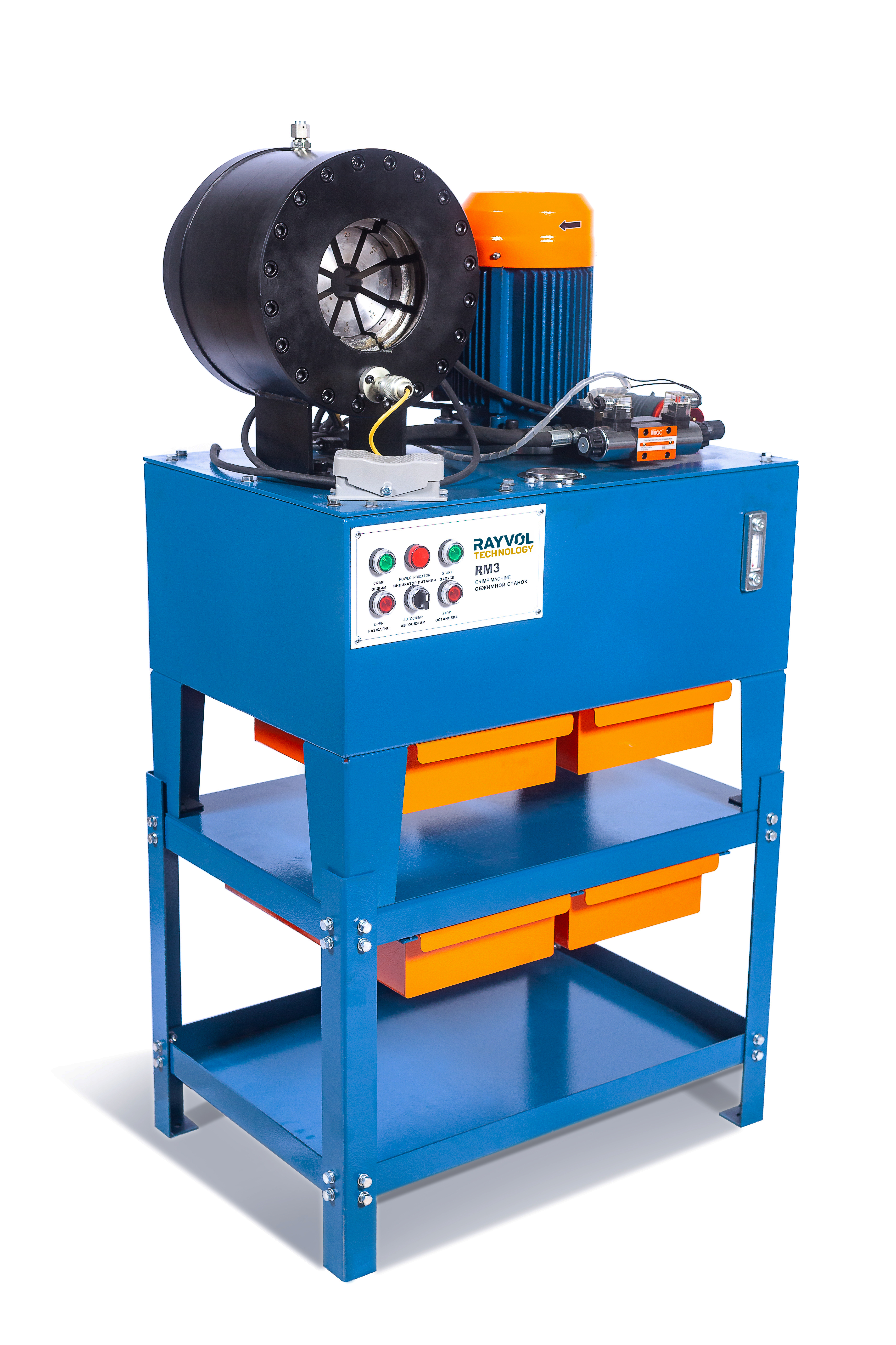 Обжимной станок (пресс) РВД производства РФ RM-2 | 51 мм