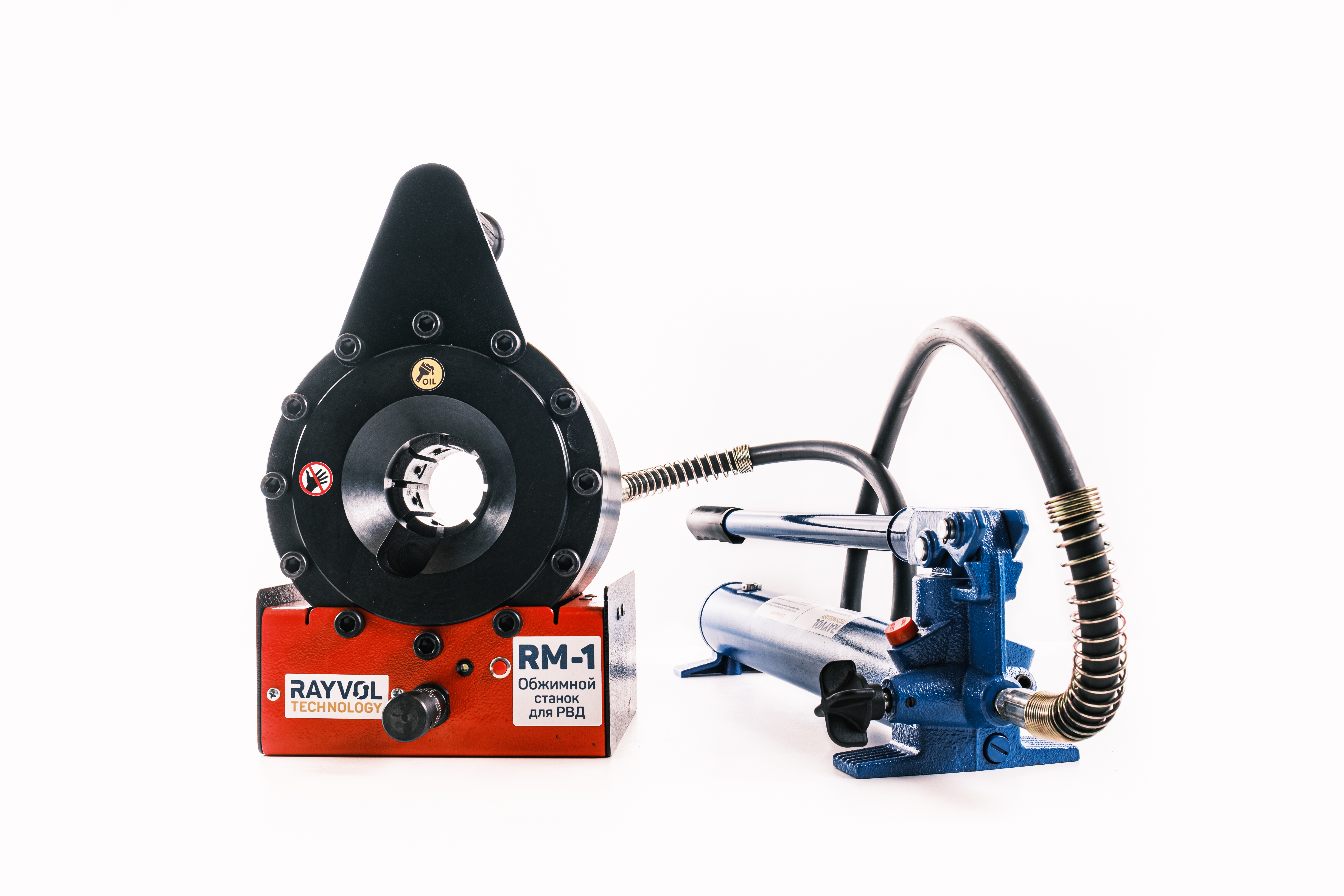 Переносной ручной обжимной станок РВД до 1 дюйма (25 мм)