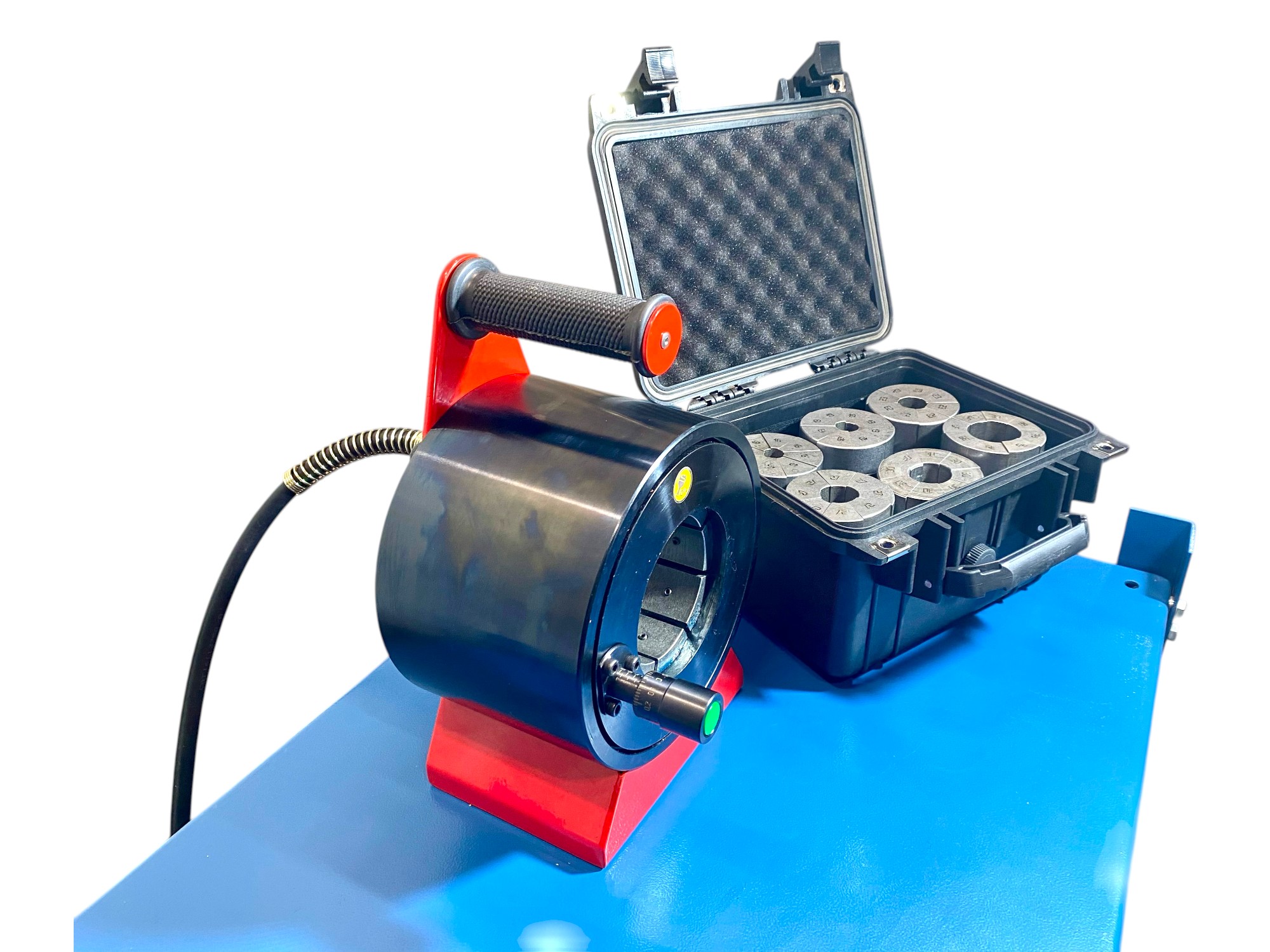 Переносной ручной обжимной станок РВД до 1 дюйма (25 мм) ножной насос